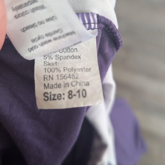 Danznmotion * Mock Neck Leotard * Child 8-10 - Picture 5 of 6